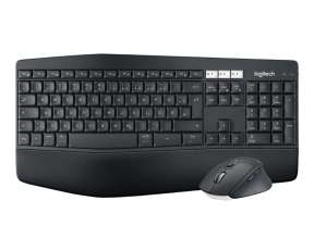 Combo 2 En Uno Logitech Inalambrico Performance Mk850, Teclado Bluetooth Smart, Mouse 8 Botones Sensor Hasta 1000 Dpi, Color Negro (920-008659)