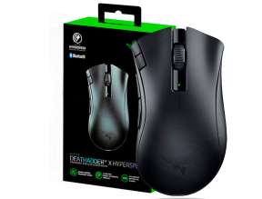 Mouse Inalambrico Razer Deathadder V2 X Hyperspeed (rz01-04130100-r3u1) Hasta 14.000 Dpi, 7 Botones Programables, Bt, Negro