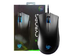 Mouse Vsg Cyborg Gaming (vg-m880) Hasta 5000 Dpi, 9 Botones, Rgb, Negro