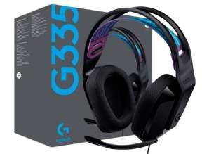 Auricular Logitech G335, Gaming (981-000977) Con Microfono, Interfaz Usb, Negro