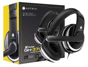 Auricular Antryx Xtreme Gh-370 Gaming (agh-370s) Con Microfono, Entrada Usb, Negro C/ Plata