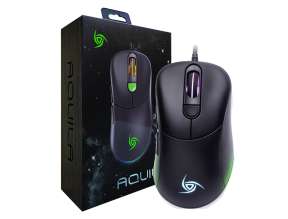 Mouse Vsg Aquila Gaming (vg-m717) Hasta 12.000 Dpi, 6 Botones, Rgb, Negro