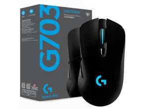 Mouse Inalambrico Logitech Gaming G703 Lightspeed (910-005638) Hasta 25.600 Dpi, Receptor Usb, 6 Botones