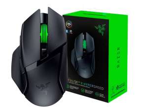 Mouse Inalambrico Razer Basilisk V3 X Hyperspeed Gaming (rz01-04870100-r3u1) 18.000 Botones, 7 Botones, Receptor Usb, Bt, Rgb, Negro