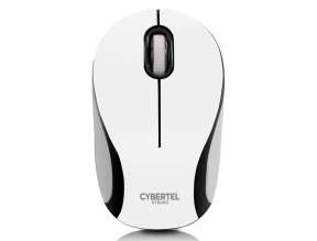 Mouse Inalambrico Cybertel Cyborg Cyb M318w (cyb M318w) Hasta 1000 Dpi, Receptor Usb, Blanco