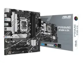 Placa Madre Asus B760m-a Prime D4 (90mb1d00-m0ayy0) Socket Lga 1700, Ram Ddr4 Buss 5333oc Mhz, 14va, 13va, 12va Gen