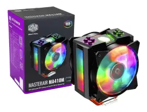 Cooler Para Procesador Cooler Master Masterair Ma410m (mam-t4pn-218pc-r1) 2 Ventiladores, Led Rgb