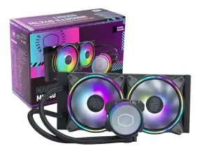 Sistema De Enfriamiento Liquido Cooler Master Masterliquid Ml240 Illusion (mlx-d24m-a18p2-r1) 2 Ventiladores, 240mm, Led Argb