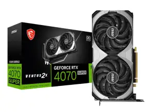 Tarjeta De Video Msi Rtx 4070 Super Ventus 2x Oc 12gb Gddr6x (912-v513-641) Geforce Nvidia 192 Bits, 2 Ventiladores