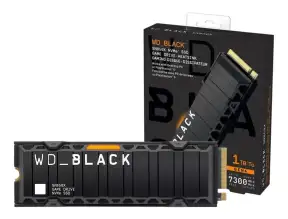 Unidad De Almacenamiento Ssd M.2 Pcie Western Digital 1tb Nvme Black Sn850x, 2280 (wds100t2xhe) Hasta 7300mb/s De Lectura