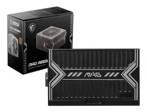 Fuente De Poder Msi 550w Atx, Bronze 80 Plus, No Modular, Color Negro (mag-a550bn)