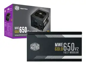 Fuente Cooler Master 650w Gold 80 Plus Mwe V2 Atx Modular Negro (mpe-6502-acaag-us)