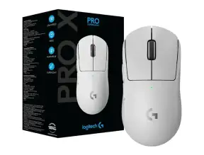 Mouse Inalambrico Logitech G Pro X Superlight Gaming (910-005940) Hasta 25.600 Dpi, Receptor Usb, 5 Botones, Blanco