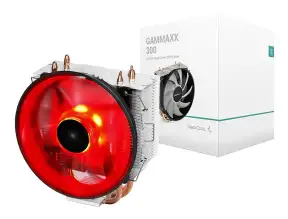 Cooler Para Procesador Deepcool Gammaxx 300r (dp-mch3-gmx300rd) 1 Ventilador, 120 Mm, Led Rojo