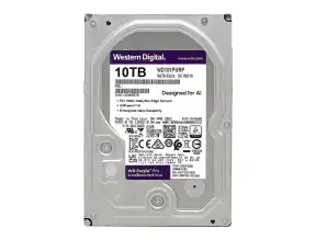 Disco Duro Western Digital 10tb (wd101purp) Cache 256mb, 7200 Rpm, 3.5", Sata 6, Para Video Vigilancia, Purpura