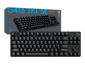 Teclado Gamer Logitech G413 Tkl Se (920-010442) Mecanico, Led Blanco