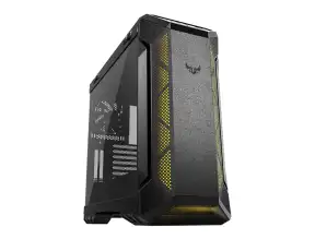 Case Asus Tuf Gaming Gt501 S/fuente (90dc0012-b48000) Panel De Vidrio, 4 Ventiladores, Led Rgb, Negro