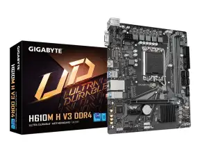 Placa Madre Gigabyte H610m H V3 Ddr4 (h610m-h-v3-ddr4) Socket Lga 1700, Ram Dddr4 Buss 3200mhz, 14va, 13va, 12va Gen