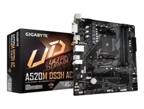 Placa Madre Gigabyte A520m Ds3h Ac (a520m Ds3h Ac) Socket Am4, Ram Ddr4 Buss 4733oc Mhz, Wifi 5