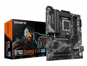 Placa Madre Gigabyte B760 Gaming X Ax (b760 Gaming X Ax D5) Socket Lga 1700, Ram Ddr5 Buss 7600oc Mhz, 14va, 13va, 12va Gen