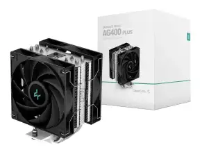 Cooler Para Procesador Deepcool Ag400 Plus (r-ag400-bknnmd-g) 2 Ventiladores, 120mm