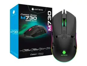 MOUSE ANTRYX CHROME STORM M730 GAMING (AGM-CS730K)