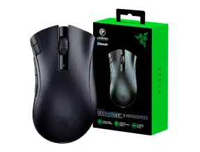 Mouse Inalambrico Razer Deathadder V2 X Hyperspeed (rz01-04130100-r3u1) Hasta 14.000 Dpi, 7 Botones Programables, Bt, Negro