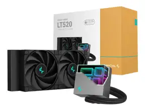 Sistema De Enfriamiento Liquido Deepcool Lt520 (r-lt520-bkamnf-g-1) 2 Ventiladores, 240mm, Led Rgb