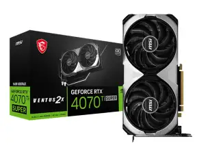 Tarjeta De Video Msi Rtx 4070 Ti Super Ventus 2x Oc 16gb Gddr6x (912-4070ts16gb-ventusx2) Geforce Nvidia 256 Bits, 2 Ventiladores