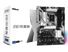 Placa Madre Asrock B760 Pro Rs/d4 (90-mxbl80-a0uayz) Socket Lga 1700, Ram Ddr4 Buss 5333oc Mhz, 14va, 13va, 12va Gen, Rgb 