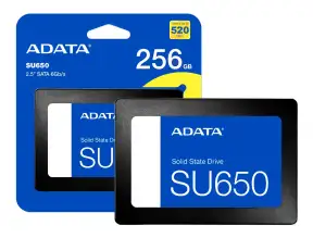 Unidad De Almacenamiento Ssd Sata 2.5 Adata 256gb Su650 (su650ss-256gt-r) 520mb/s