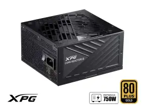 Fuente De Poder Xpg 750w Core Reactor Ii (c-reactor750g-bkcus) Atx, 80 Plus Gold, Modular, Negro