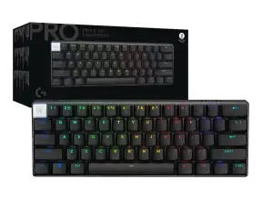 Teclado Gamer Inalambrico Logitech G Pro X 60 (920-011902) Negro Mecanico, Lightspeed Rgb Led