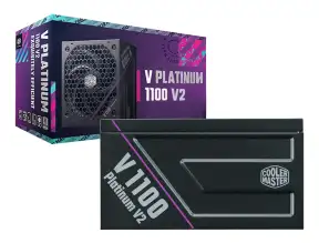 Fuente De Poder Cooler Master 1100w V2 (mpz-b002-afap-bus) Atx | Platinum 80 Plus | Modular | Negro