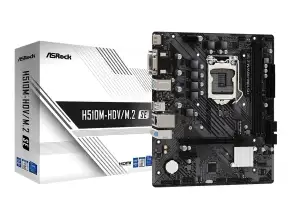 Placa Madre Asrock H510m-hdv/m.2 Se (h510m-hdv/m.2 Se) Socket Lga 1200, Ram Ddr4 Buss 3200mhz, 11va, 10ma Gen 