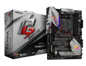 Placa Madre Asrock B550 Pg Velocita (90-mxbd90-a0uayz) Socket Am4, Ram Ddr4 Buss 4733oc Mhz, Rgb