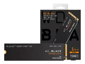 Unidad De Almacenamiento Ssd M.2 Pcie Western Digital 1tb Nvme Black Sn850x, 2280 (wds100t2x0e) 7300mb/s