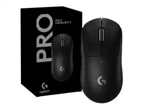 Mouse Inalambrico Logitech G Pro X Superlight 2 Gaming (910-006628) Hasta 44.000 Dpi, Receptor Usb, 5 Botones, Negro