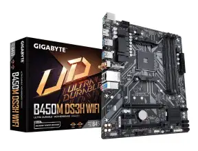 Placa Madre Gigabyte B450m Ds3h Wifi (b450m Ds3h Wifi) Socket Am4, Ram Ddr4 Buss 3600oc Mhz, Wifi 