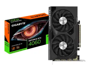 Tarjeta De Video Gigabyte Rtx 4060 8gb, Windforce Oc 8gb Gddr6 (gv-n4060wf2oc-8gd G10) Geforce Nvidia 128 Bits, 2 Ventiladores