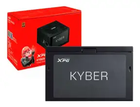 Fuente De Poder Xpg 750w Kyber (kyber750g-bkcus) Atx, 80 Plus Gold, No Modular, Negro