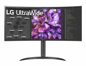 Monitor Lg 34 Pulgadas 34wq75c (34wq75c) Frecuencia 60hz, 5ms, Qhd, Curvo, 2 Hdmi, 1 Displayport, 2 Usb, 1 Usb C, Altavoces