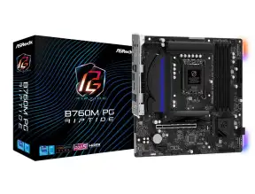 Placa Madre Asrock B760m Pg Riptide (90-mxbl60-a0uayz) Socket Lga 1700, Ram Ddr5 Buss 7200oc Mhz, 14va, 13va, 12va Gen, Rgb