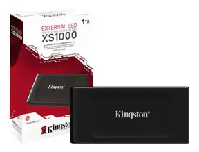 Disco Solido Externo Kingstong 1tb Xs1000 (sxs1000/1000g) Unidad De Almacenamiento Portalbe, Usb 3.2, Negro