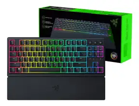 Teclado Gamer Razer Ornata V3 Tenkeyless (rz03-04880200-r3u1) Semi Mecanico, Led Rgb, Negro