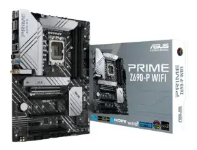 Placa Madre Asus Z690-p Prime Wifi (90mb1a90-m0eay0) Socket Lga 1700, Ram Ddr5 Buss 6000oc Mhz, 13va, 12va Gen, Wifi 6