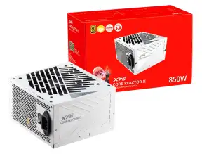 Fuente De Poder Xpg 850w Core Reactor Ii (corereactorii850g-whcus) Atx, 80 Plus Gold, Modular, Blanco