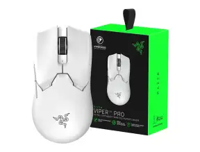 Mouse Inalambrico Razer Viper V2 Pro Gaming (rz01-04390200-r3u1) Hasta 30.000 Dpi, Receptor Usb, 5 Botones, Blanco