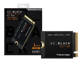 Unidad De Almacenamiento Ssd M.2 Pcie Western Digital 1tb Nvme Black Sn770m, 2230 (wds100t3x0g) 5150mb/s