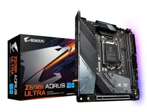 Placa Madre Gigabyte Z590i Aorus Ultra (z590i Aorus Ultra) Socket Lga 1200, Ram Ddr4 Buss 4600oc Mhz, 11va, 10ma Gen, Rgb, Wifi 6